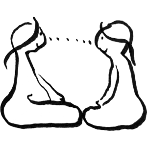 Online private yoga classes illustration