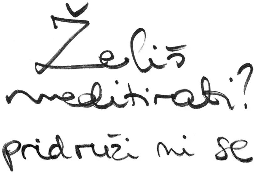 Dobro došli na online meditaciju
